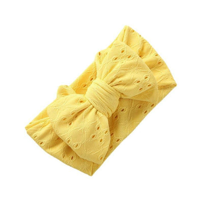 Children's Hand Embroidered Bow Hair Tape
