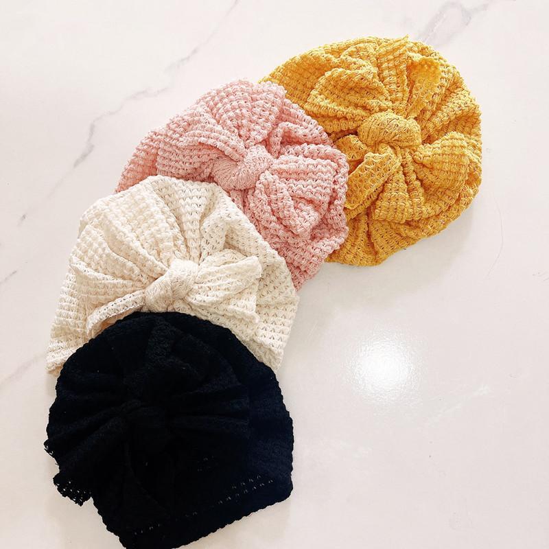 Children's Knitted Oversized Bow Baby Hat