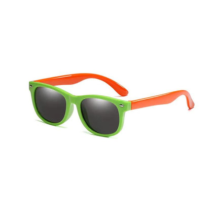 Polarized Kids Sunglasses TR90 Silicone Gel Frame