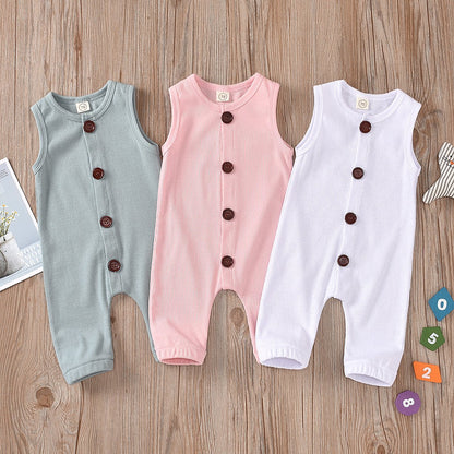 Solid BABY BODYSUIT single breasted