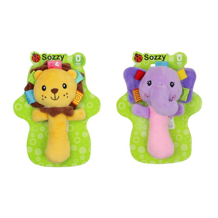 Baby Cartoon Animal Hand Bell Toy