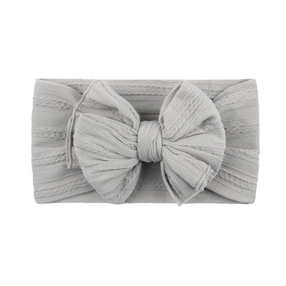 Children's  Bow Jacquard Hair Accessories Baby Headband