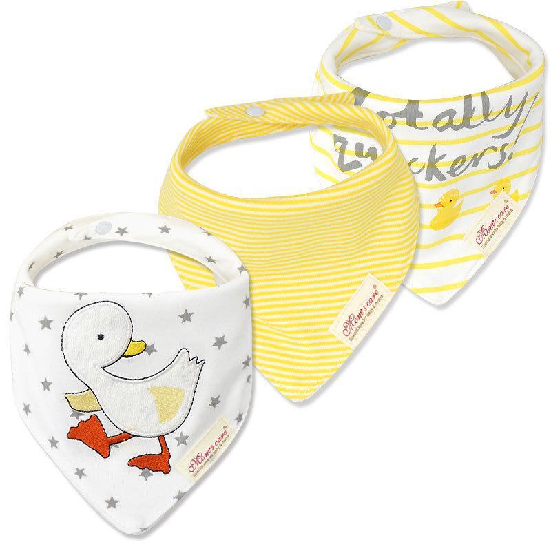 3pcs/set Baby Triangle Bib Saliva towel