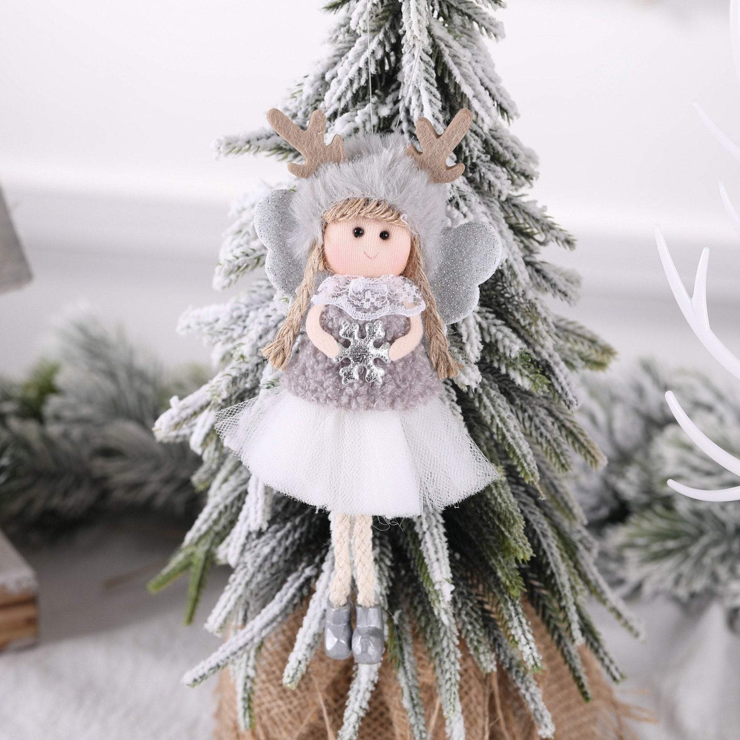 Christmas Decorations Angel Girl Ornaments Children Doll Gift
