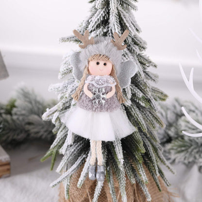 Christmas Decorations Angel Girl Ornaments Children Doll Gift