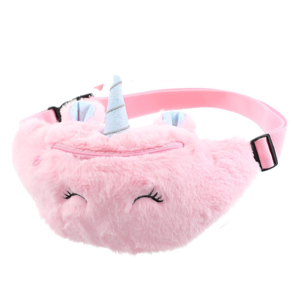 Children's Unicorn  Plush Purse Student Cute Chest Bag