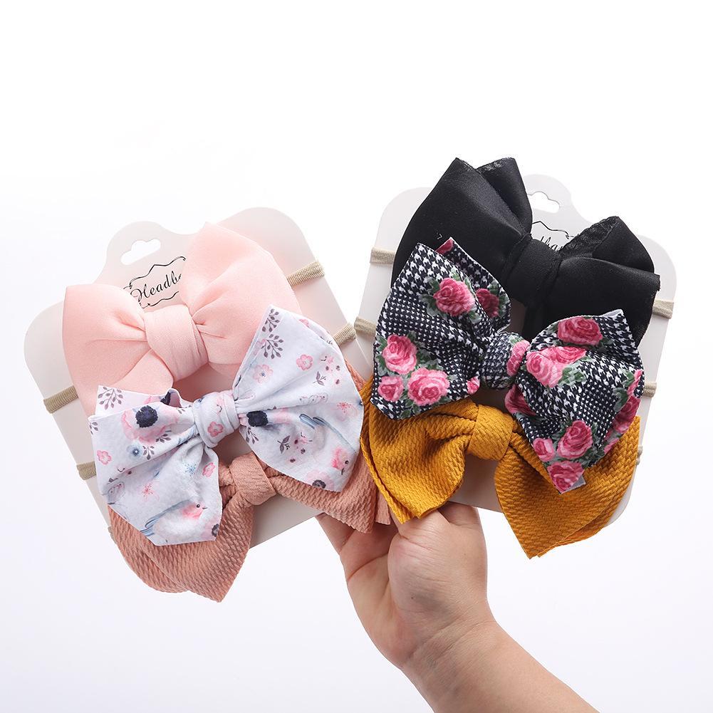 Children's Headdress Bow Hair Tie 3pcs/Set