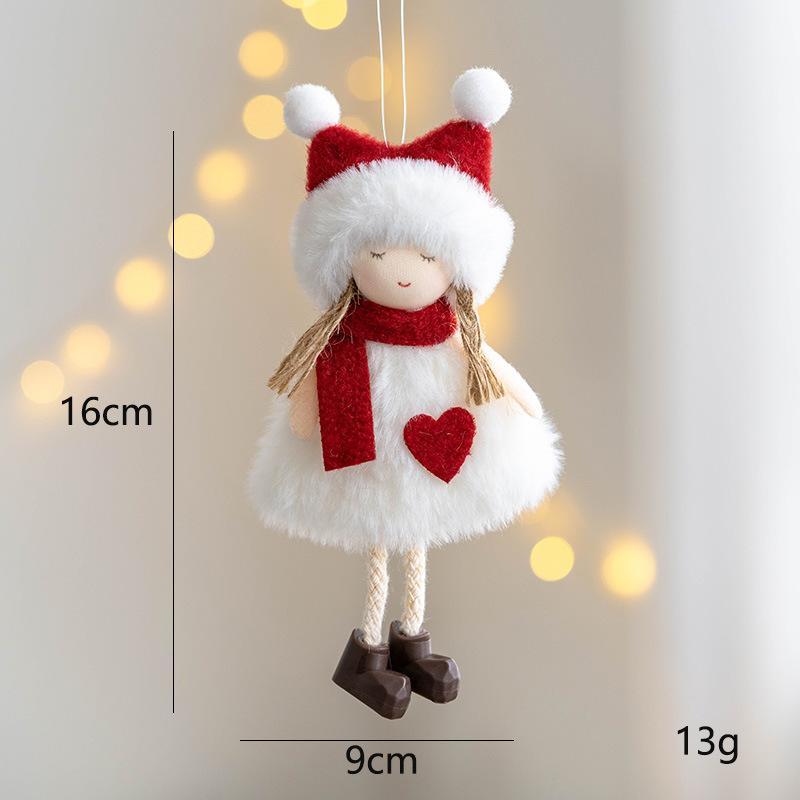 Plush Doll Fabric Christmas Tree Decoration Ornaments
