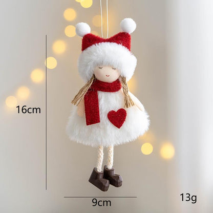 Plush Doll Fabric Christmas Tree Decoration Ornaments