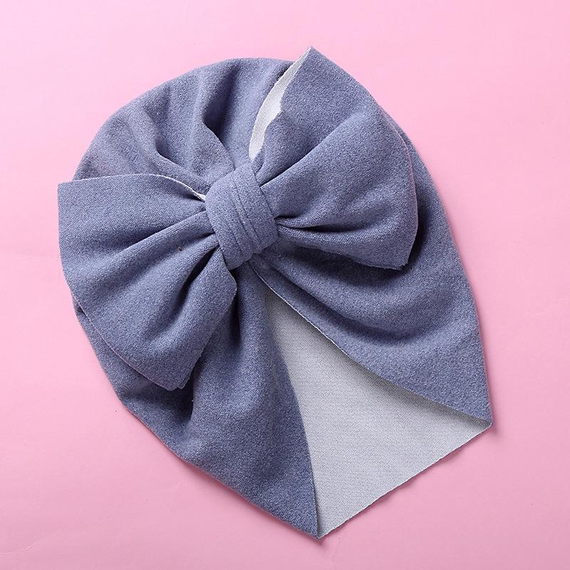 Children's Double Bow Cashmere Hat