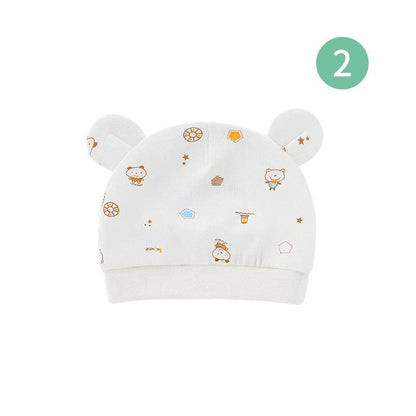 Binaural Printed Hat For Newborn Baby