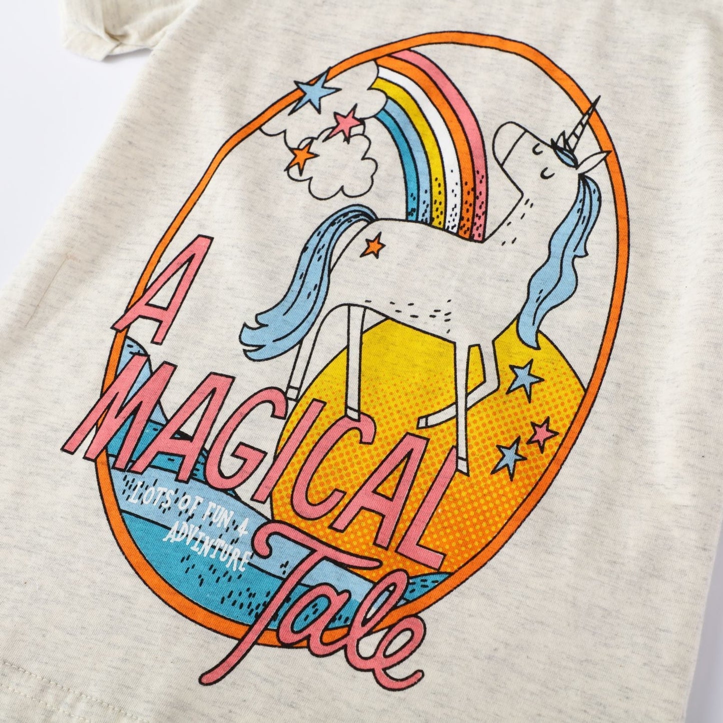 T-shirt knitted short sleeve girls