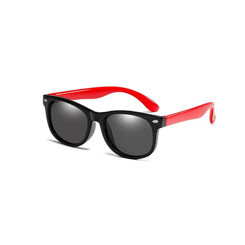 Polarized Kids Sunglasses TR90 Silicone Gel Frame