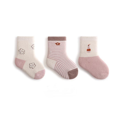Newborn Baby Socks Padded Terry Warm Cotton Socks