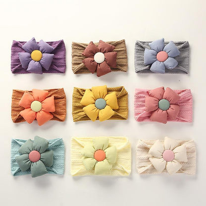 Children's Nylon Flower Hair Band