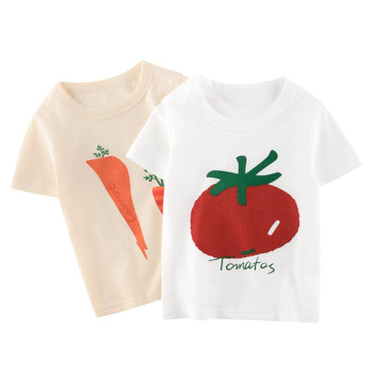 T-shirt girls Cute short sleeved T-shirt