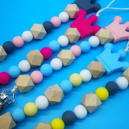 Baby Silicone Pacifier Clip Toy Anti-falling Chain
