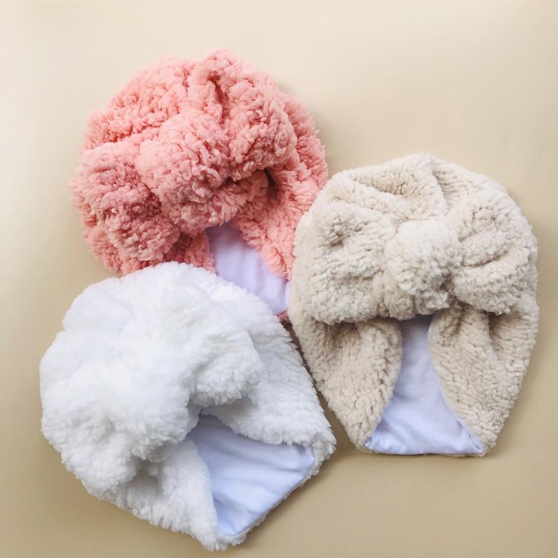 Children's Big Bow Winter Warm Baby Hat