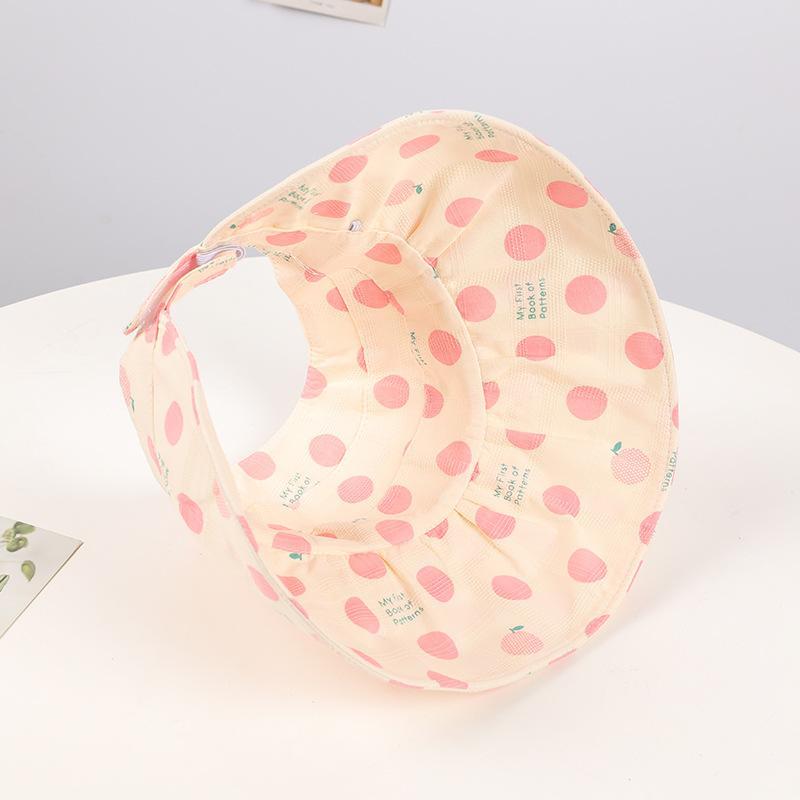 Colorful Dot Children's Foldable Empty Top Sunshade Hat