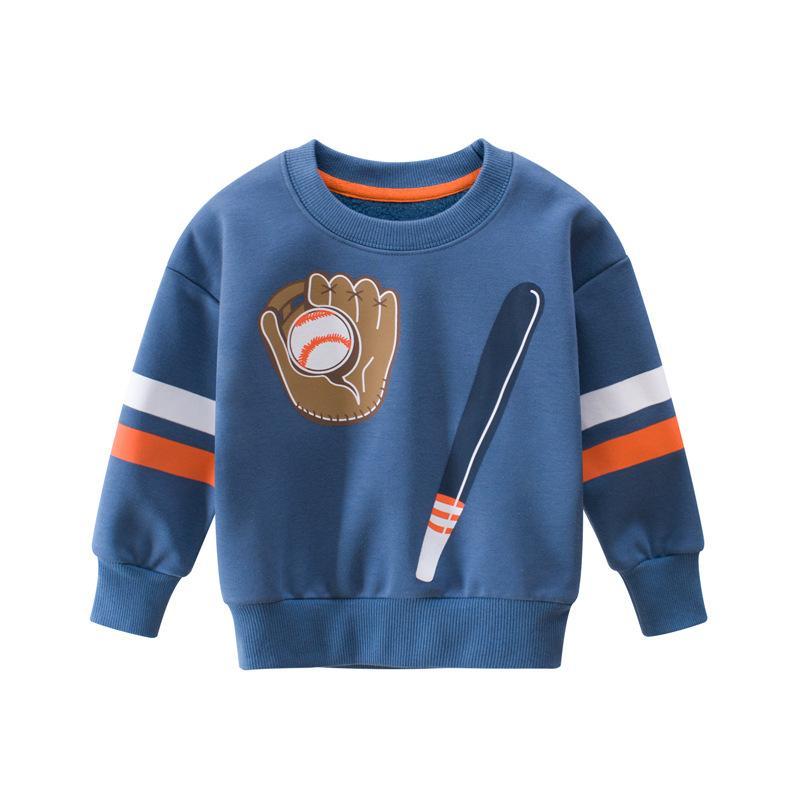 Children's Sweater Plus Velvet Boy Pullover