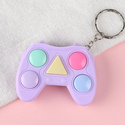 Handle Memory Video Game Keychain Toy