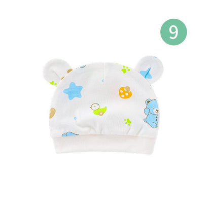Binaural Printed Hat For Newborn Baby