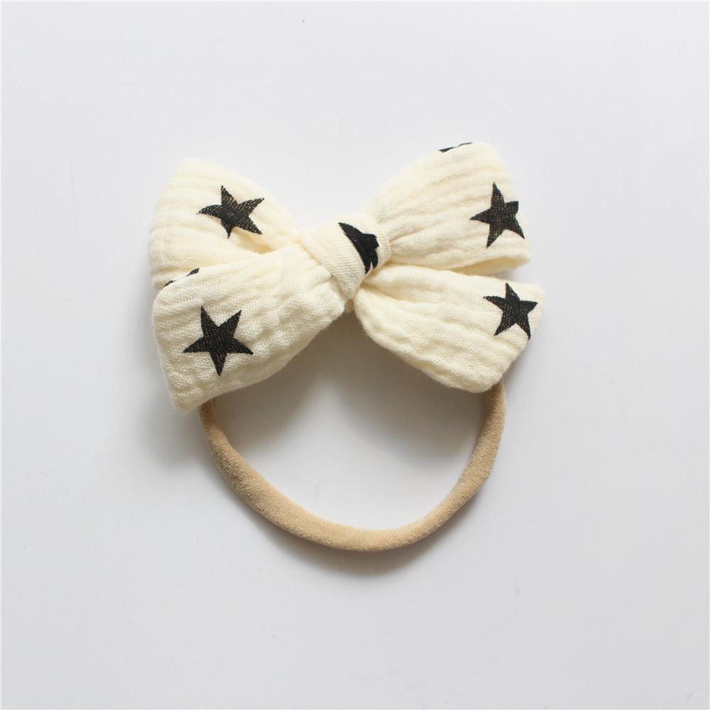 Baby Cotton Gauze Bow Hair Band Children's Hair Accessories