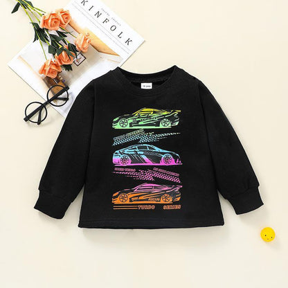 Boy's Pullover Top Crewneck Tee Clothing