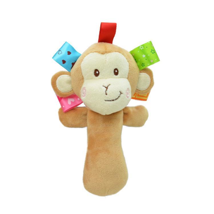 Baby Cartoon Animal Hand Bell Toy