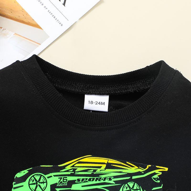 Boy's Pullover Top Crewneck Tee Clothing