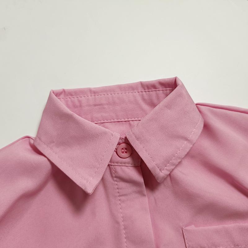 Girls' Dress Long Sleeve Shirt