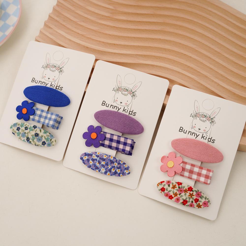 Children's Fabric Floret Hair Accessories Hairpin