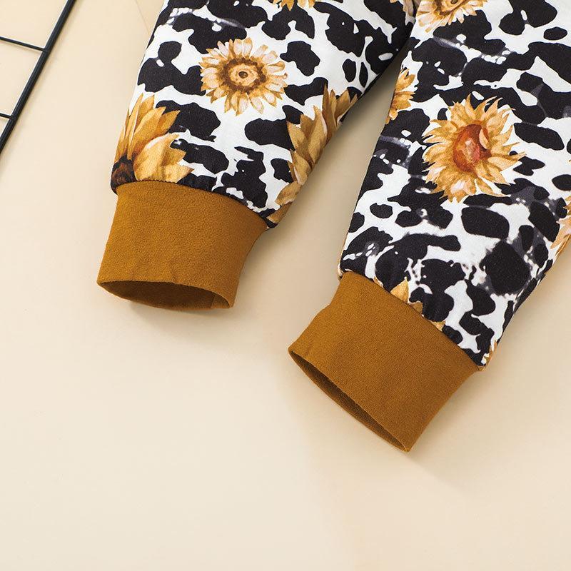 Children's Clothing Letter Long Sleeve Ha Clothes Pants Set Two-piece Set