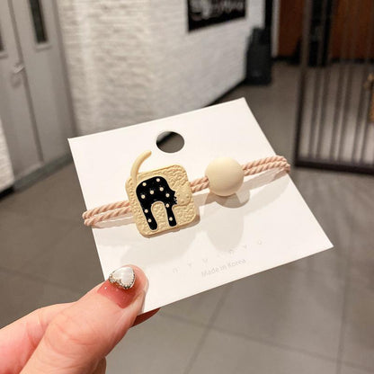 Bear Hair Ring Cartoon Hair Rope Set