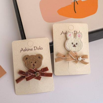 Children's Hairpin Plush Bangs Clip