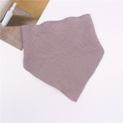 Children's Gauze Cotton Triangle Saliva Towel Baby Bib