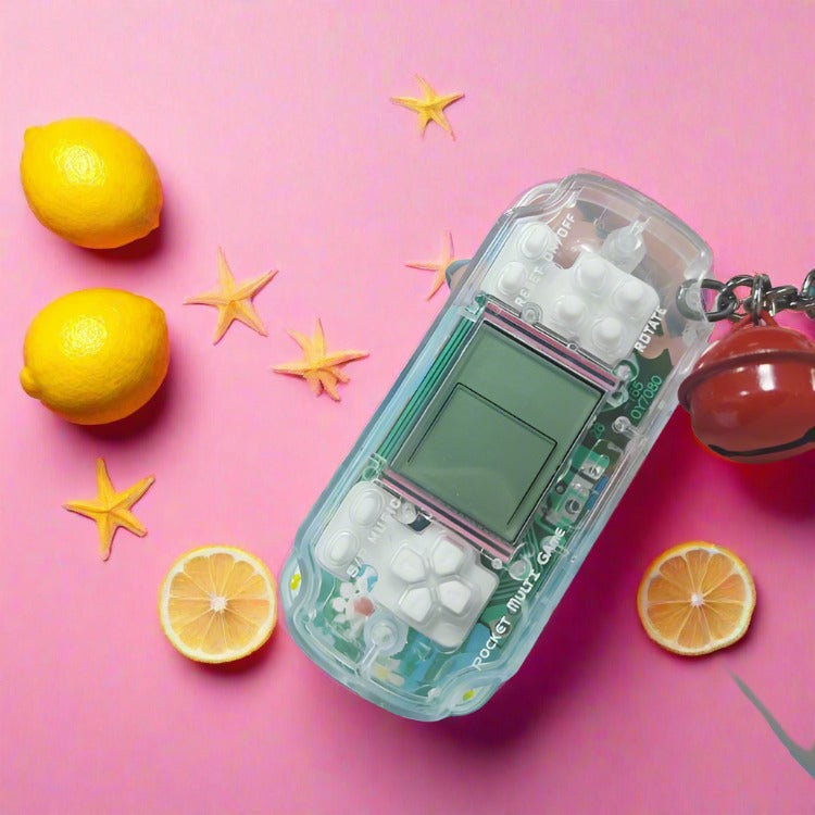 Creative Retro Transparent PSP Game Machine Keychain