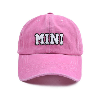 Children's MINI adults' MAMA Letter Baseball Cap
