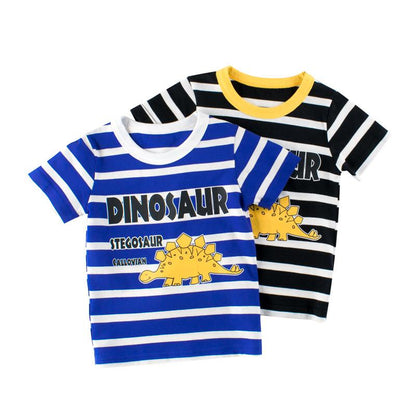 Boys' short sleeve stripe T-shirt