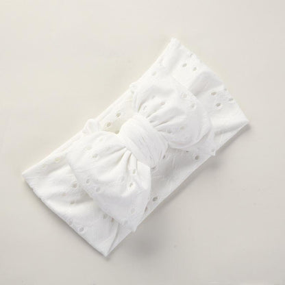 Children's Hand Embroidered Bow Hair Tape