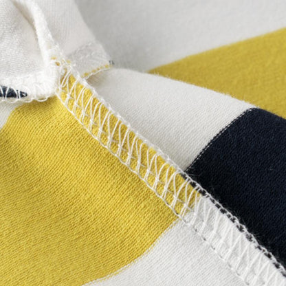 Boys' stripe half sleeve