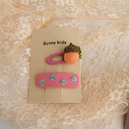 Children's Hairpin Milk Curry Hairpin Broken Hair Clip