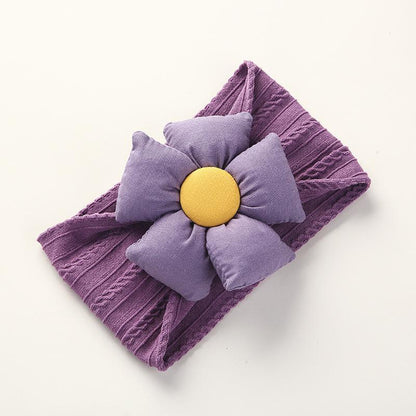 Children's Nylon Flower Hair Band