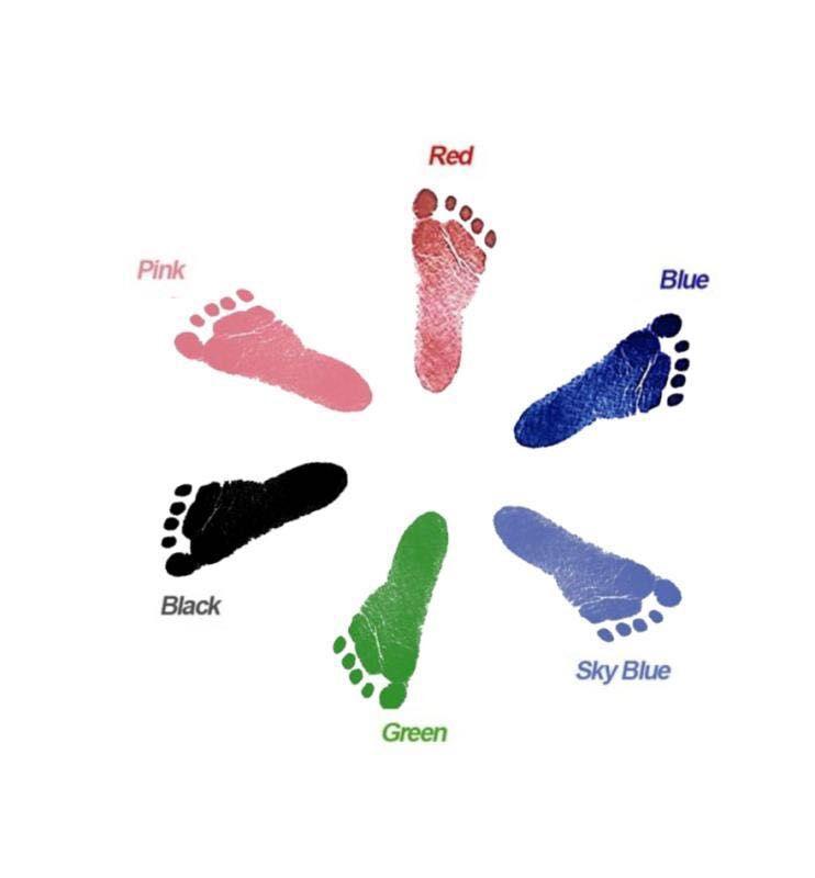 Baby Baptism Products Wash-free Making Fingerprint or Footprints