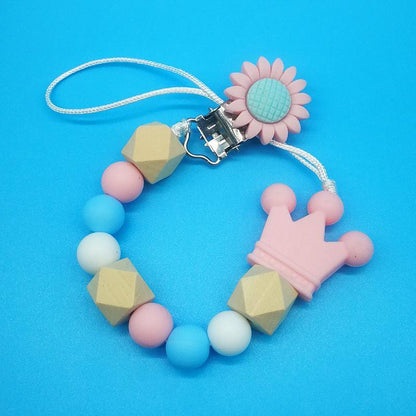 Baby Silicone Pacifier Clip Toy Anti-falling Chain