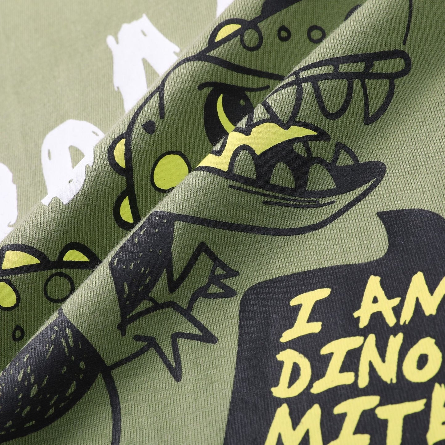 Tyrannosaurus Rex print children's medium and small children's Short Sleeve T-Shirt
