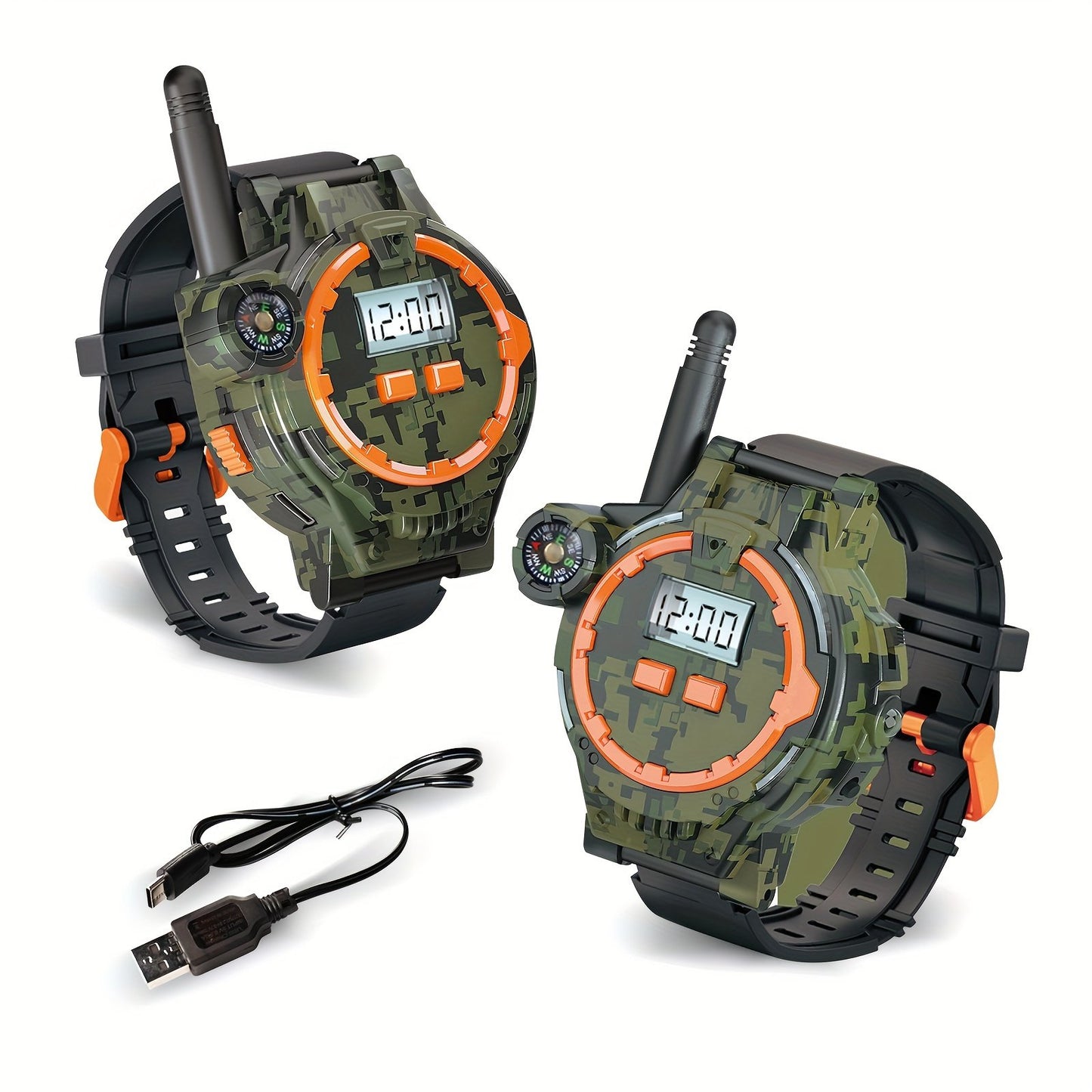 Charging Walkie-talkie For Kids Two-Way Radio With Flashlight