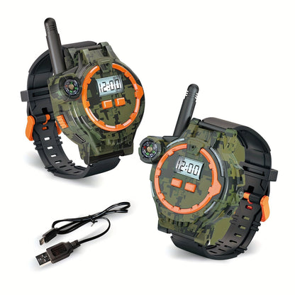 Charging Walkie-talkie For Kids Two-Way Radio With Flashlight