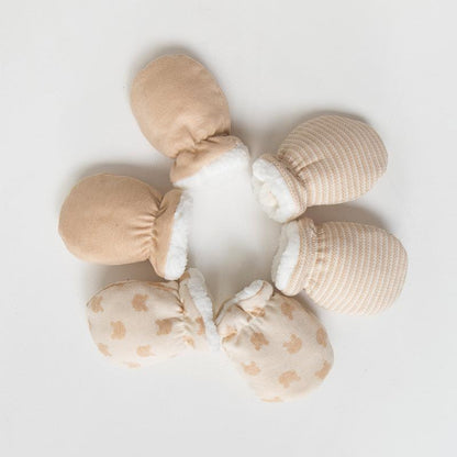 Baby Plush Gloves Baby Anti-scratch Autumn Warm Gloves