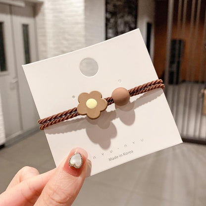 Bear Hair Ring Cartoon Hair Rope Set